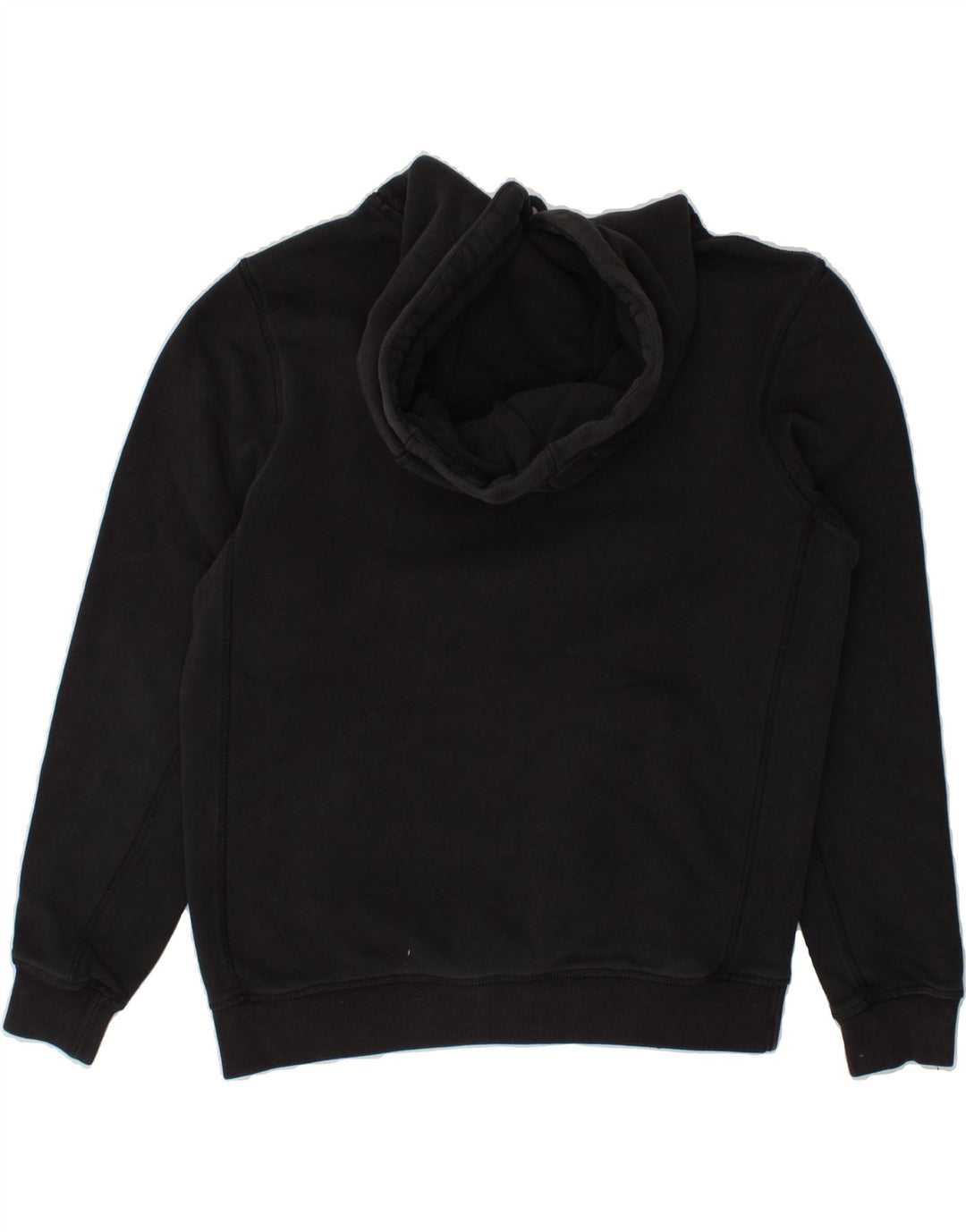 JACK WILLS Mens Graphic Hoodie Jumper Small Black Cotton Vintage Jack Wills and Second-Hand Jack Wills from Messina Hembry 