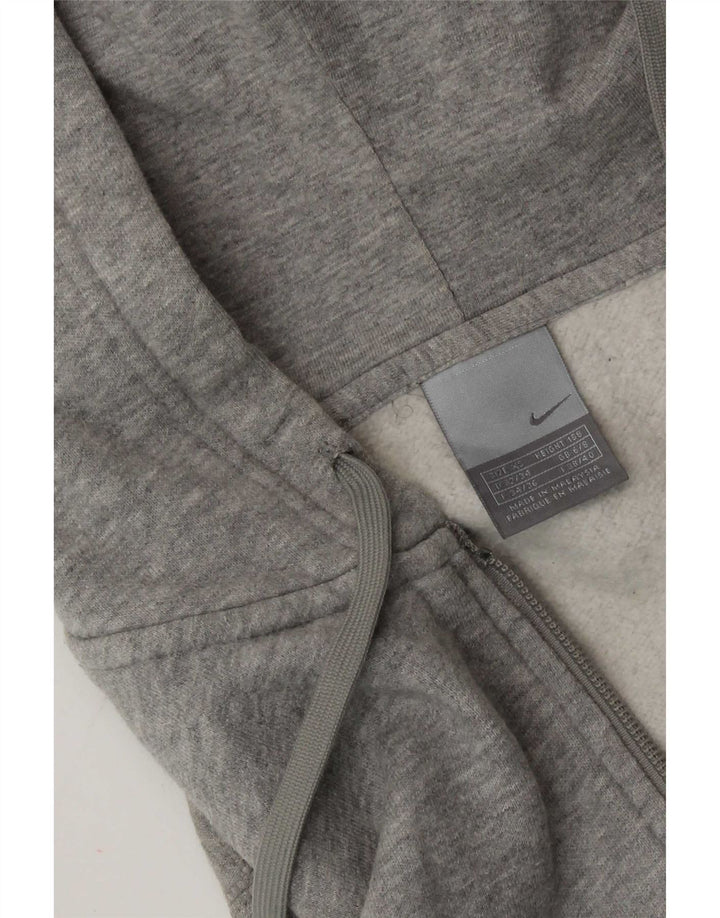 Nike oversized hættetrøje med lynlås til kvinder UK 6/8 XS Grå