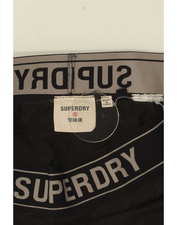 Superdry Grafiske Leggings til kvinder UK 16 Stor sort polyamid