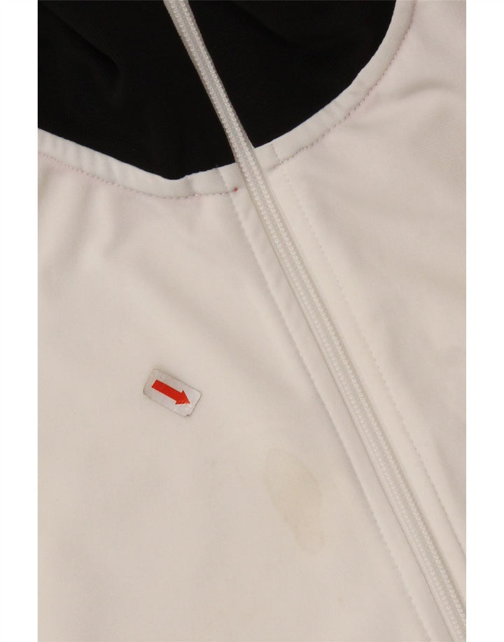 PUMA Mens Tracksuit Top Jacket XL White Colourblock Polyester