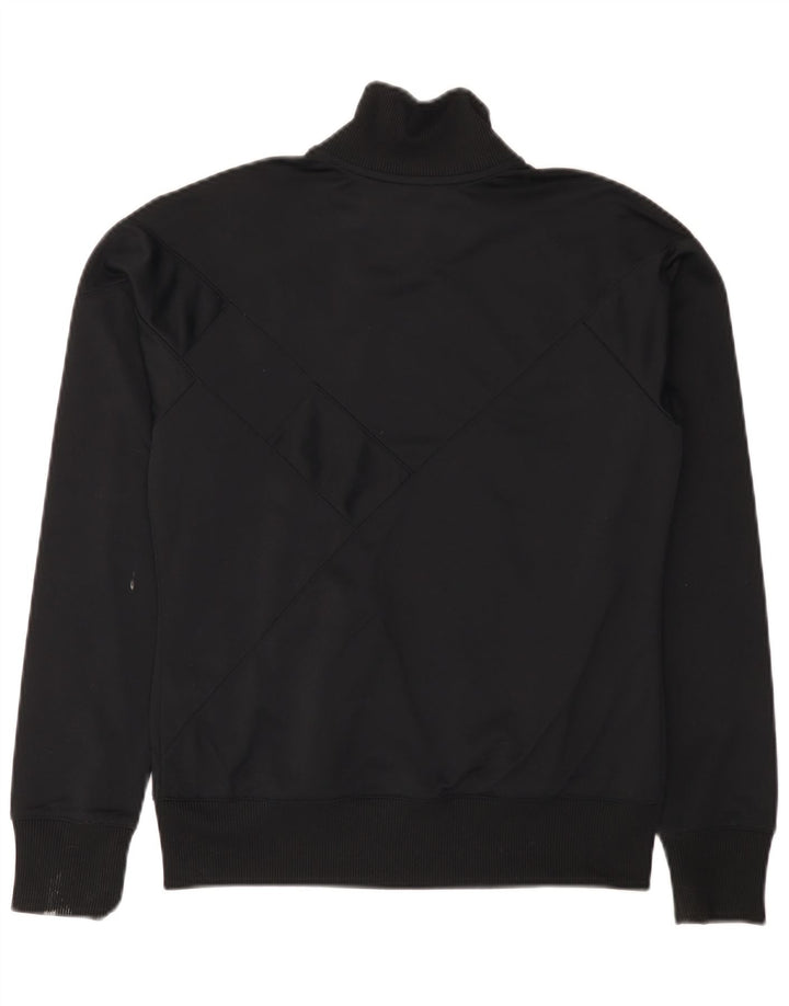 Nike træningsdragt topjakke til kvinder UK 10/12 Medium Black Pinstripe Polyester