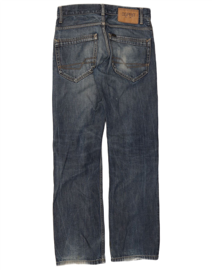 Esprit Dame Straight Jeans W30 L32 Marineblå Bomuld