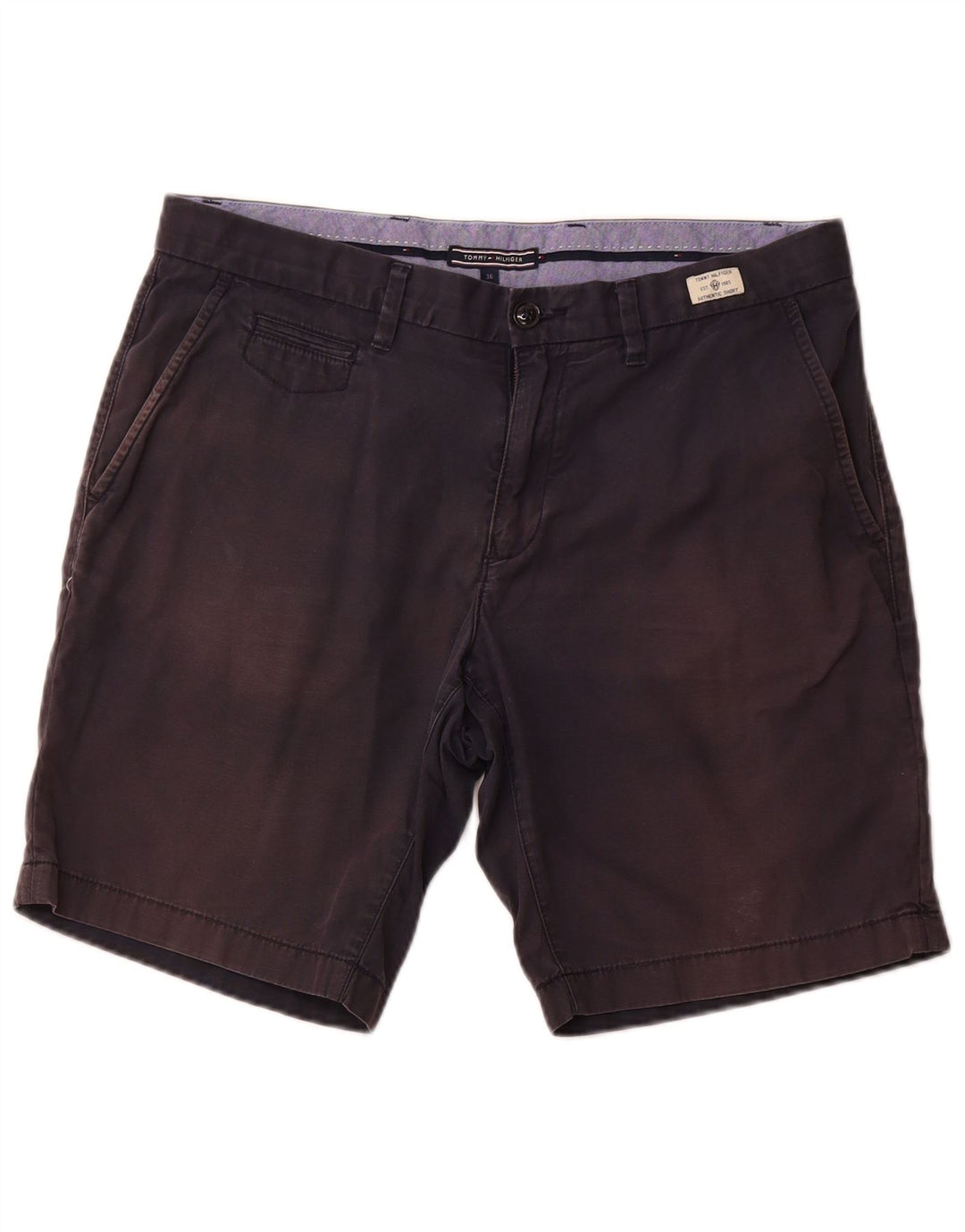 TOMMY HILFIGER Chino-shorts til mænd W36 Stor marineblå bomuld