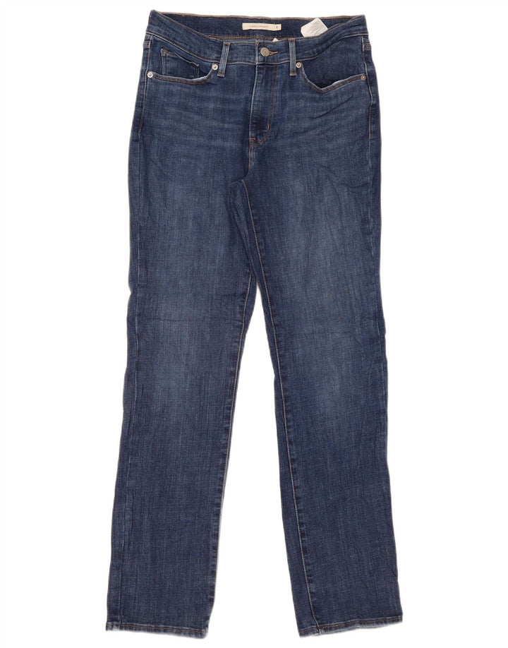Levi's Dame Klassiske Straight Jeans US 6 Medium W28 L30 Blå Bomuld