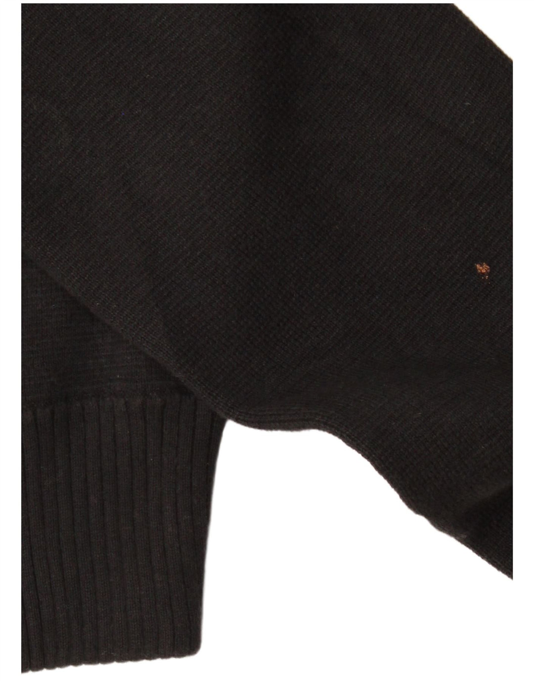 ARMANI JEANS Dame Cardigan Sweater UK 12 Medium Sort Bomuld