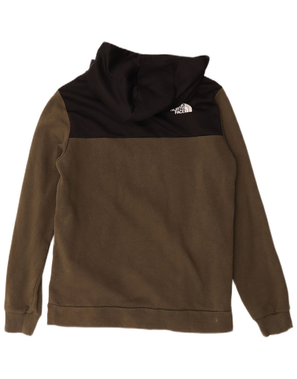 The North Face Boys grafisk hættetrøjetrøje 14-15 år XL Khaki Colourblock