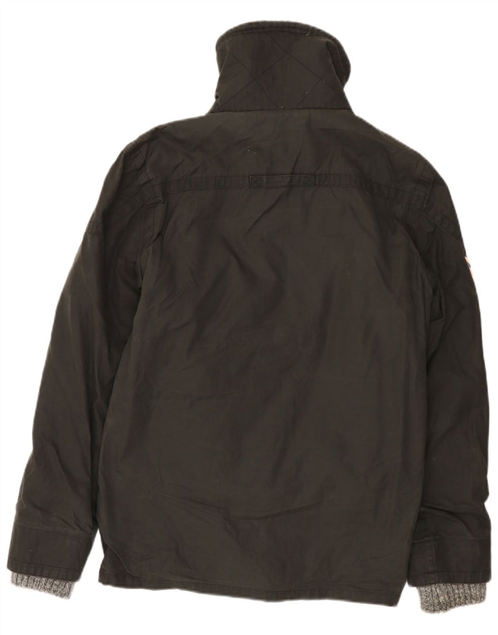 Superdry Herre Utility Jacket UK 38 Medium Black Bomuld