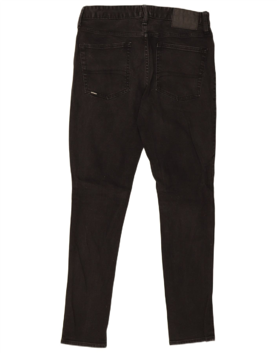 Superdry Skinny Jeans til mænd W32 L32 sort bomuld