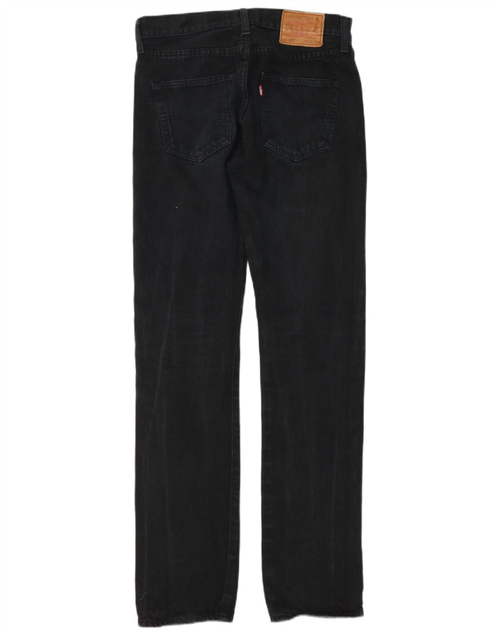 Levi's Herre 501 lige jeans W30 L34 sort bomuld