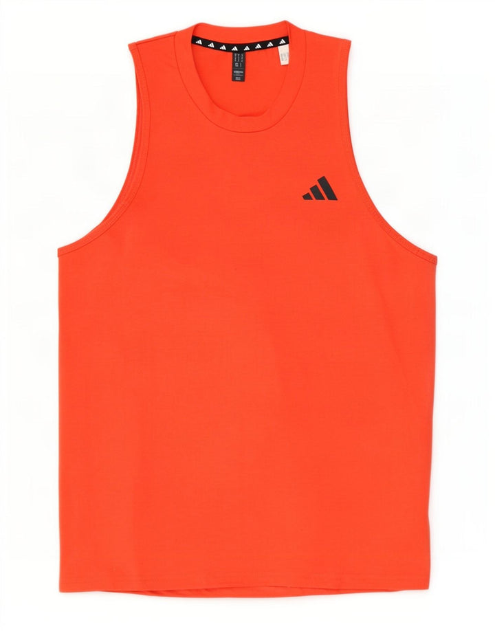 Adidas Herre Aeroready Vest Top Medium Orange Polyester