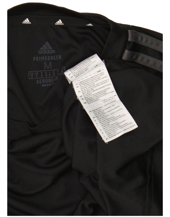 Adidas Herre Aeroready T-Shirt Top Medium Sort Polyester