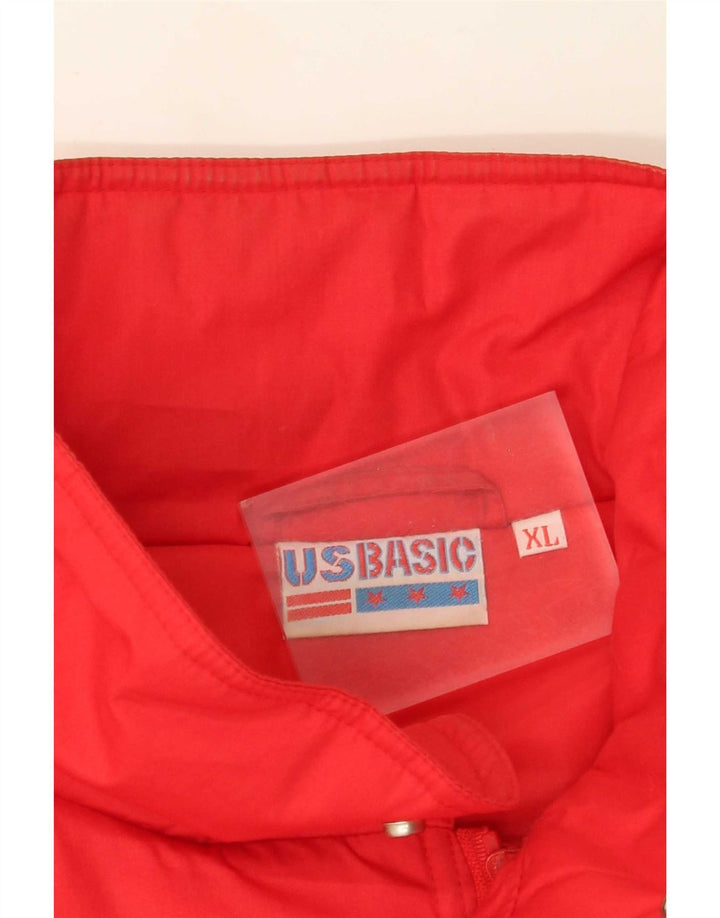 Ferrari Herre Windbreaker Jacket UK 42 XL Rød Polyester