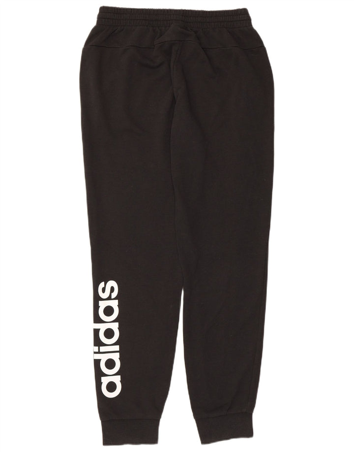 ADIDAS grafiske træningsdragtbukser til kvinder, joggere UK 12/14 Medium Black