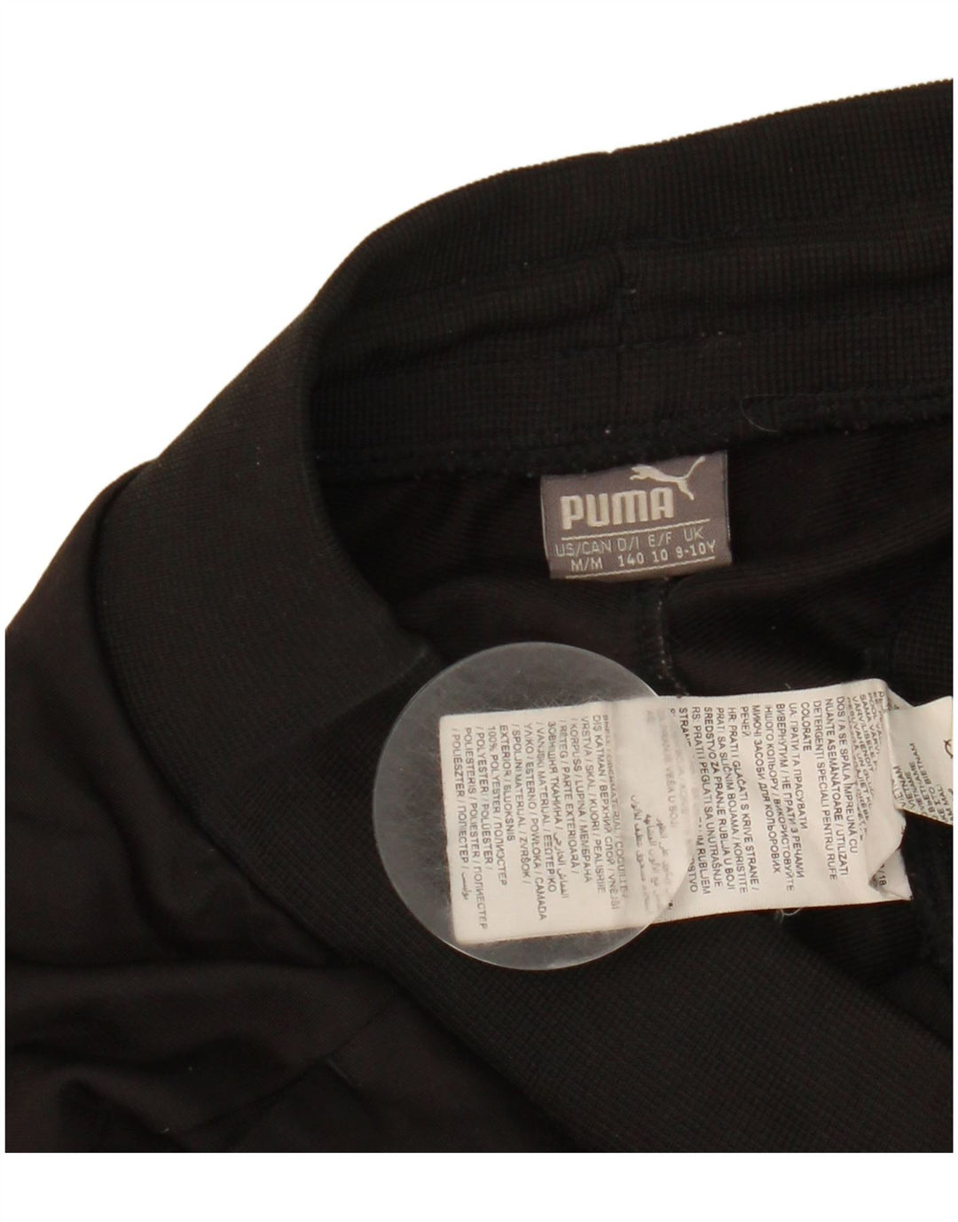 Puma Boys Grafisk træningsdragt Bukser Joggers 9-10 år Sort polyester