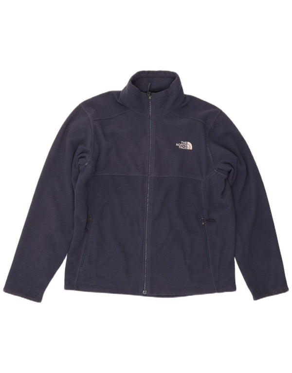 The North Face Herre Liner Fleece Jakke UK 40 Large Navy Blue Polyester