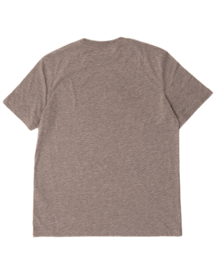 Nike grafisk t-shirt top til mænd, lille grå bomuld