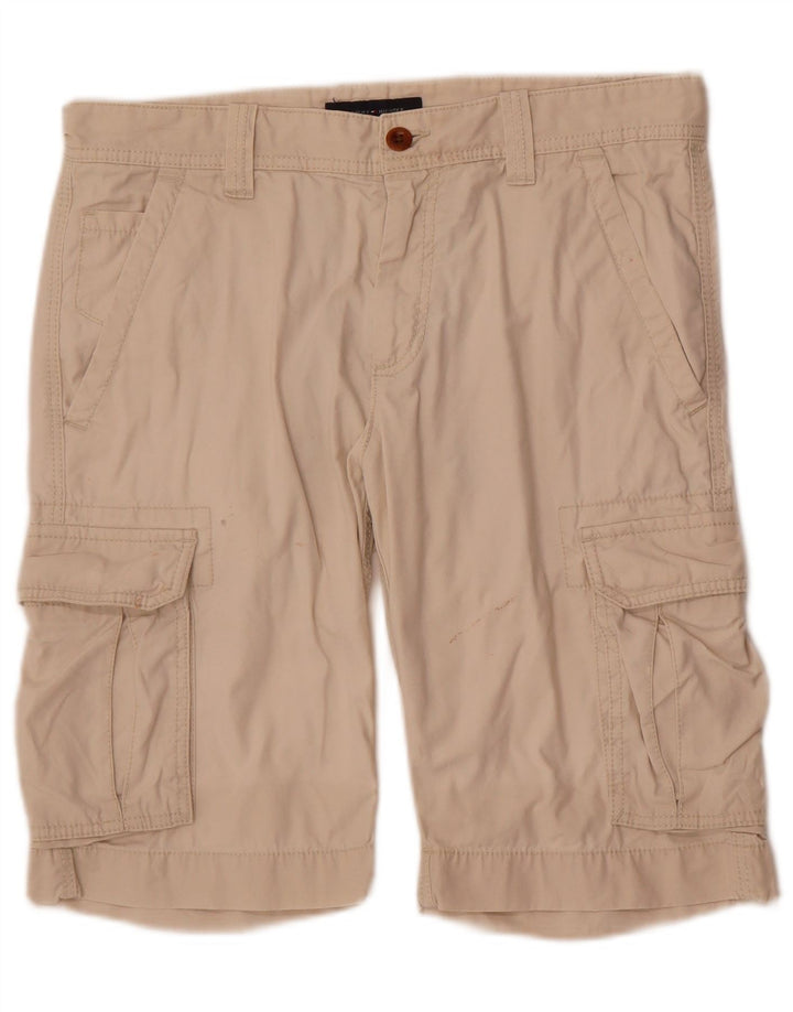 Tommy Hilfiger Herre Cargo Shorts W32 Medium Beige Bomuld