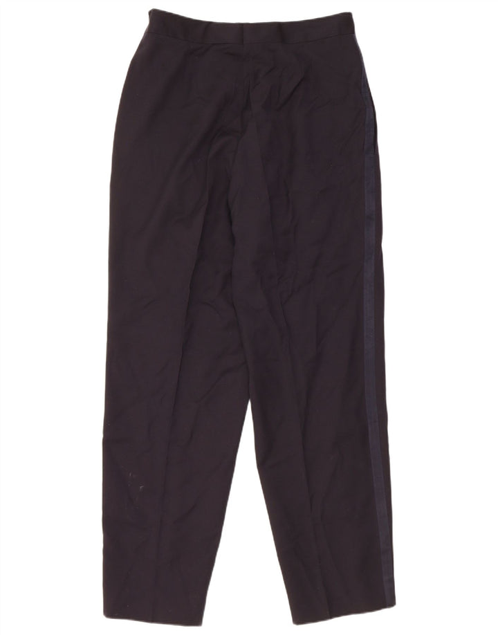 Vintage herre lige jakkesæt bukser IT 48 Medium W30 L30 Marineblå