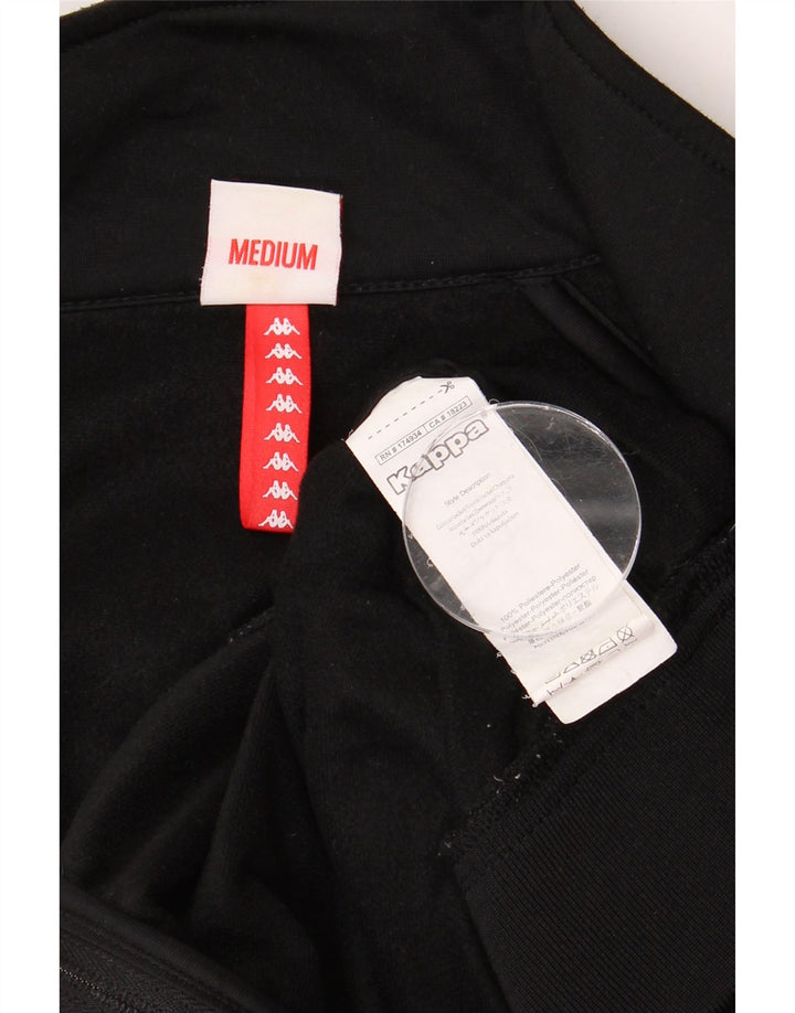 KAPPA Herre grafisk træningsdragt Topjakke Medium Sort Polyester