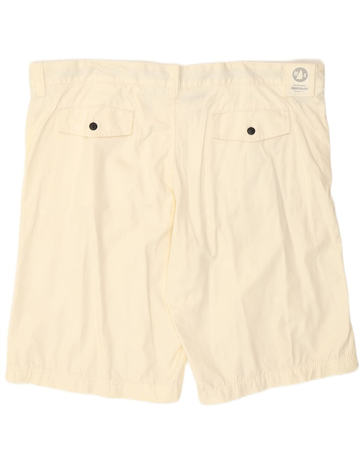 Murphy & Nye Herre Chino Shorts W44 2XL Hvid Bomuld