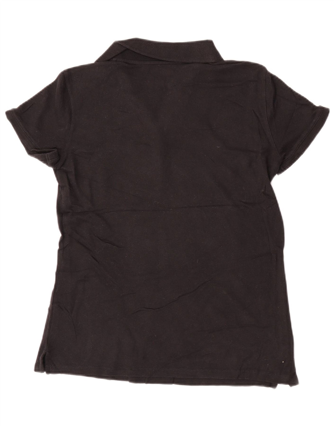 Izod Dame Polo Shirt UK 10 Small Black Bomuld