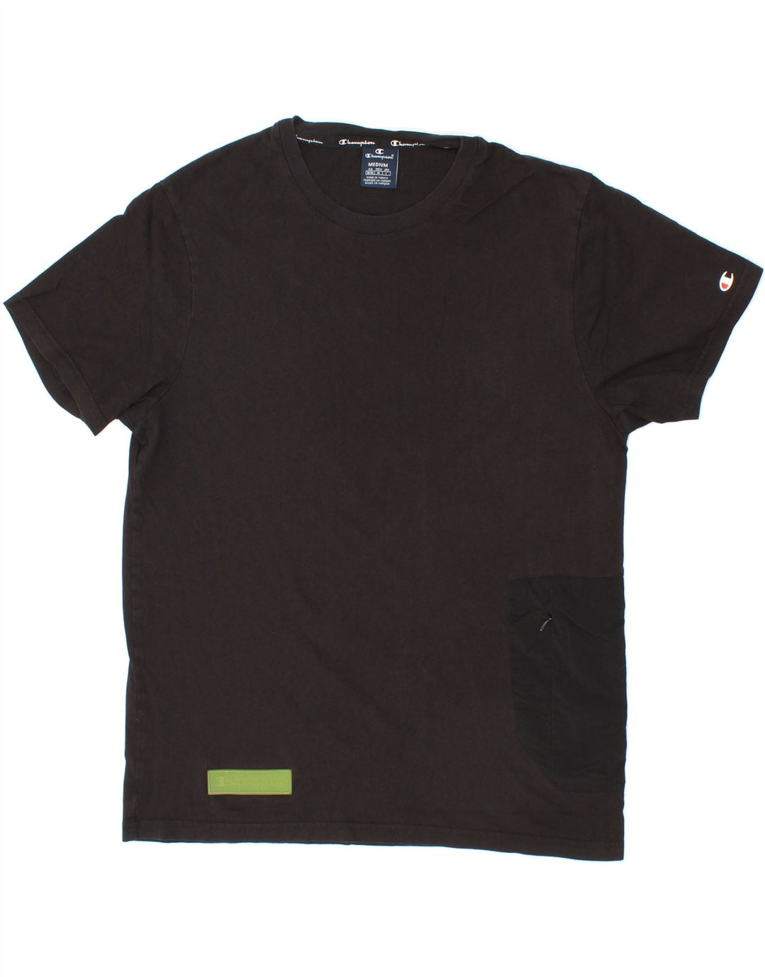 CHAMPION Mens T-Shirt Top Medium Black Vintage Champion and Second-Hand Champion from Messina Hembry 