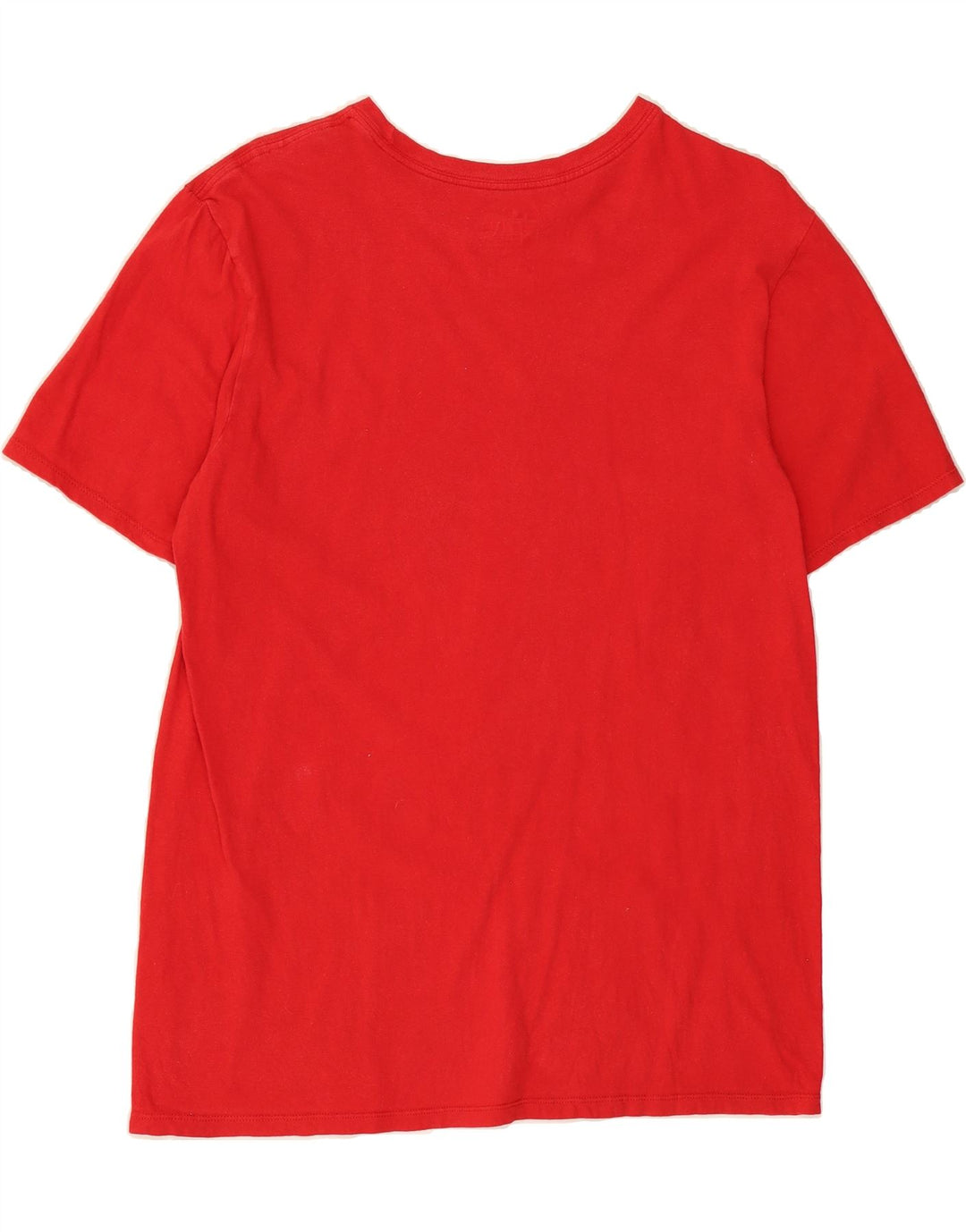 NIKE Womens Athletic Cut Graphic T-Shirt Top UK 14 Medium Red Cotton Vintage Nike and Second-Hand Nike from Messina Hembry 