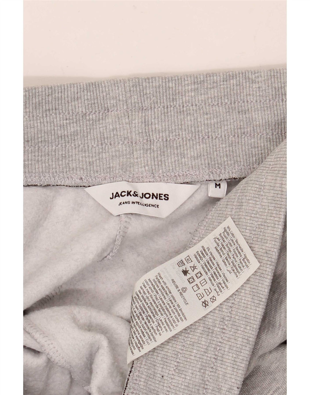 Jack & Jones Herre træningsdragt Bukser Joggers Medium Grey Flecked Bomuld