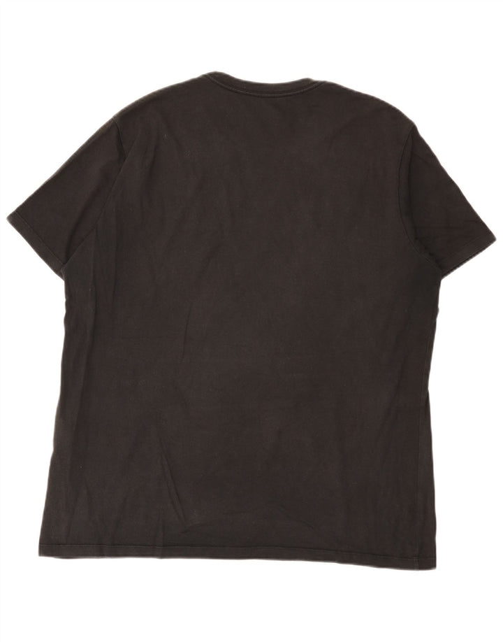 Levi's Herre Standard T-Shirt Top Stor Sort Bomuld