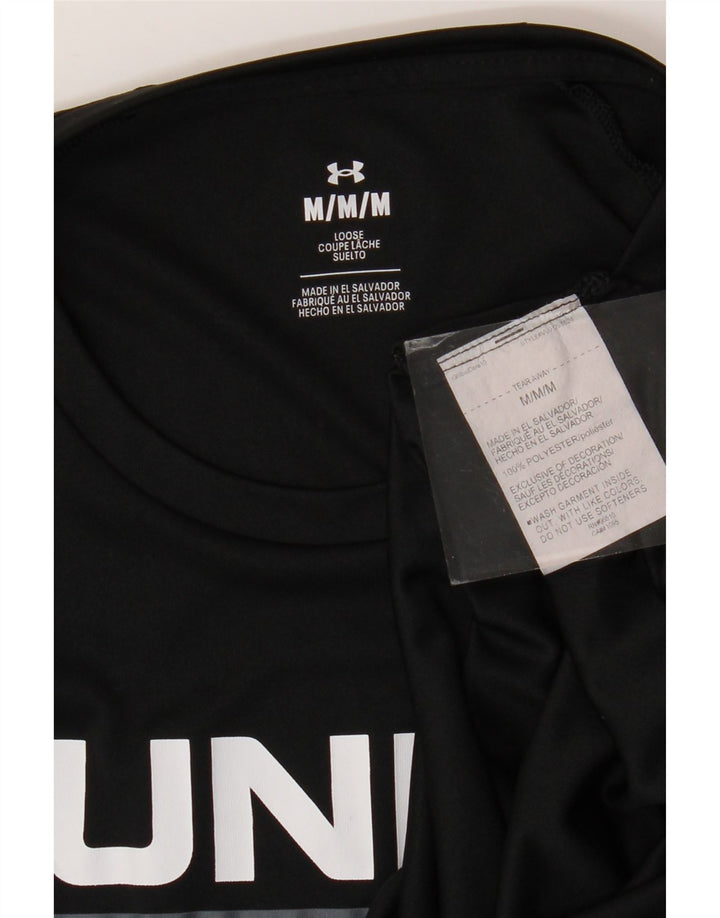 Under Armour Herre grafisk T-shirt Top Medium Sort Polyester