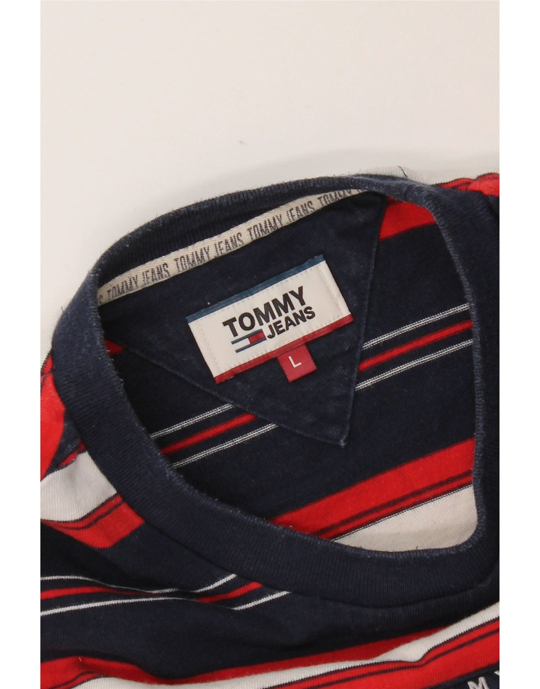Tommy Hilfiger Herre T-Shirt Top Stor Marineblå