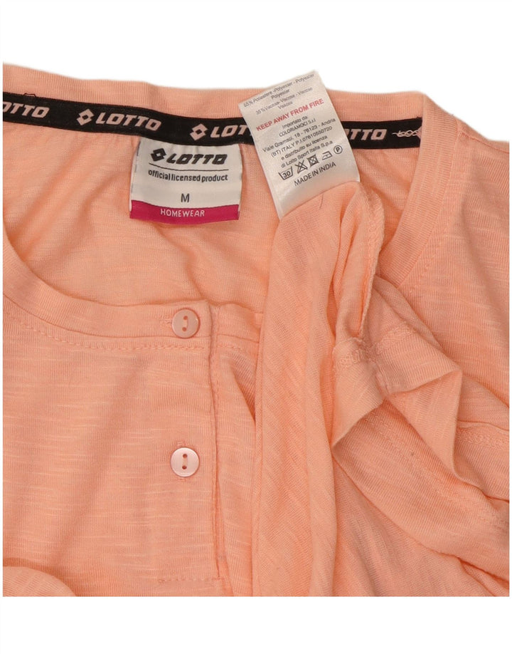Lotto Dame Grafisk T-Shirt Top UK 14 Medium Pink Polyester