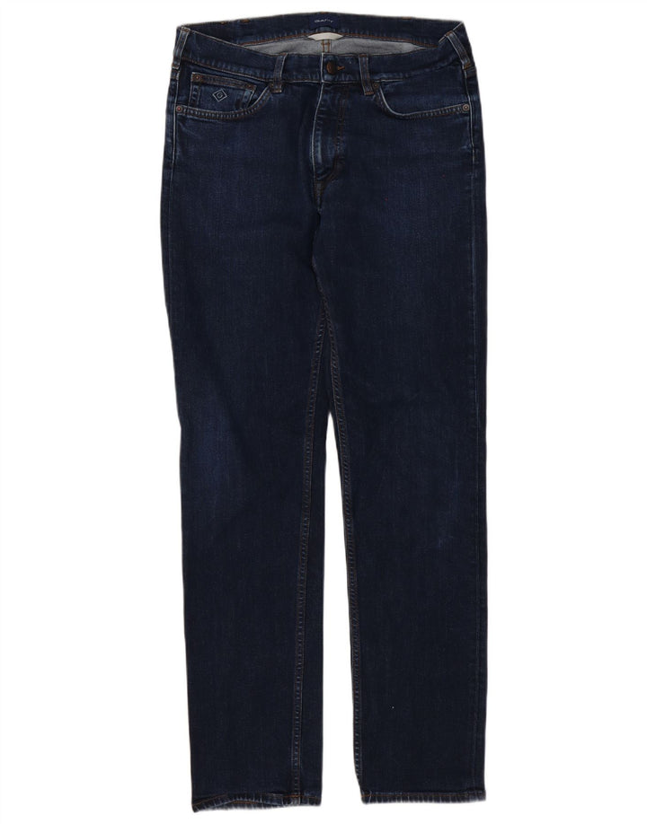 Gant Slim Jeans til mænd W32 L34 Marineblå
