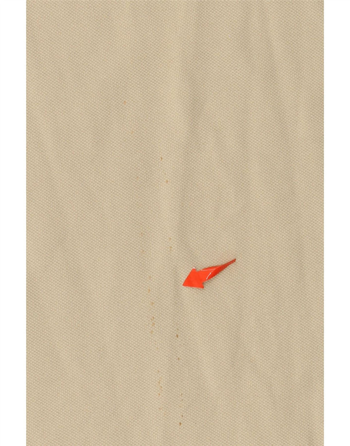 KAPPA Langærmet poloskjorte til mænd Stor beige bomuld