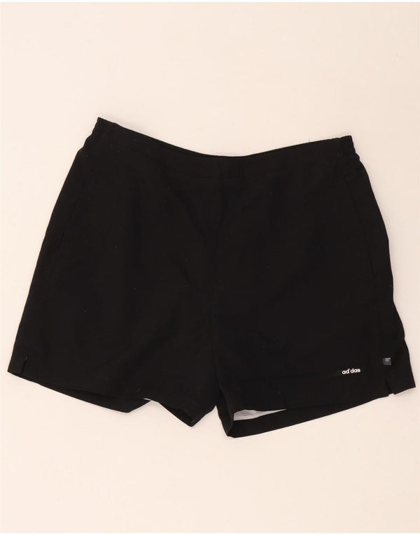 Adidas sportsshorts til kvinder UK 18 XL sort polyester