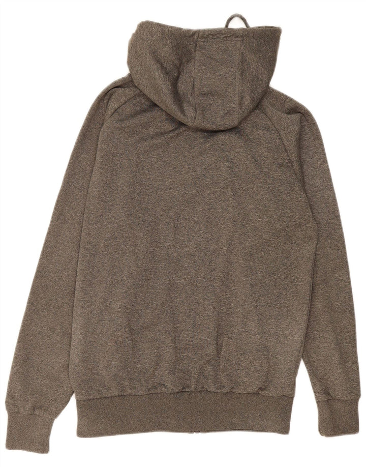 Ellesse Herre grafisk hættetrøje med lynlås Medium Khaki Polyester