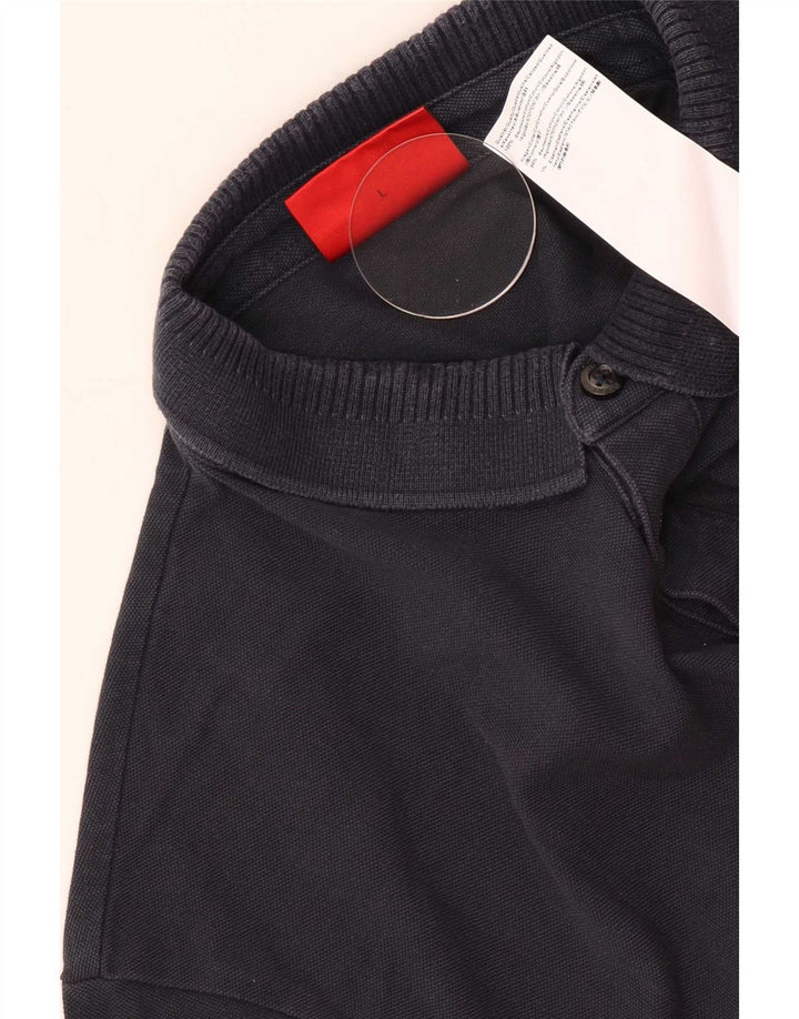 Hugo Boss herre poloshirt Stor marineblå bomuld