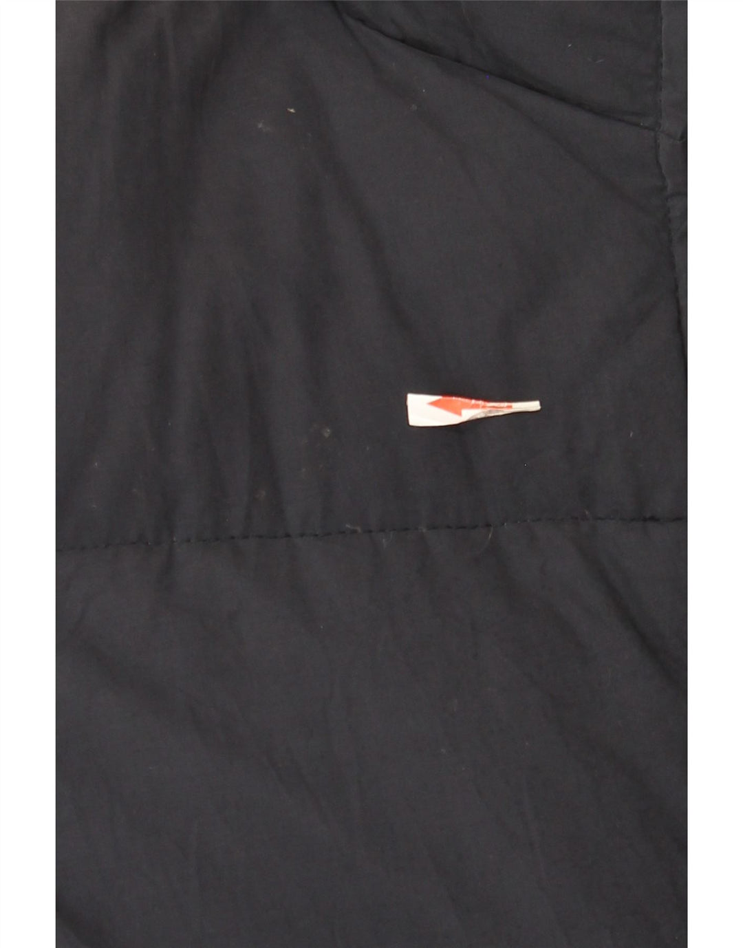 Merit Cup Dame hætte polstret frakke EU 42 Large Navy Blue Cotton