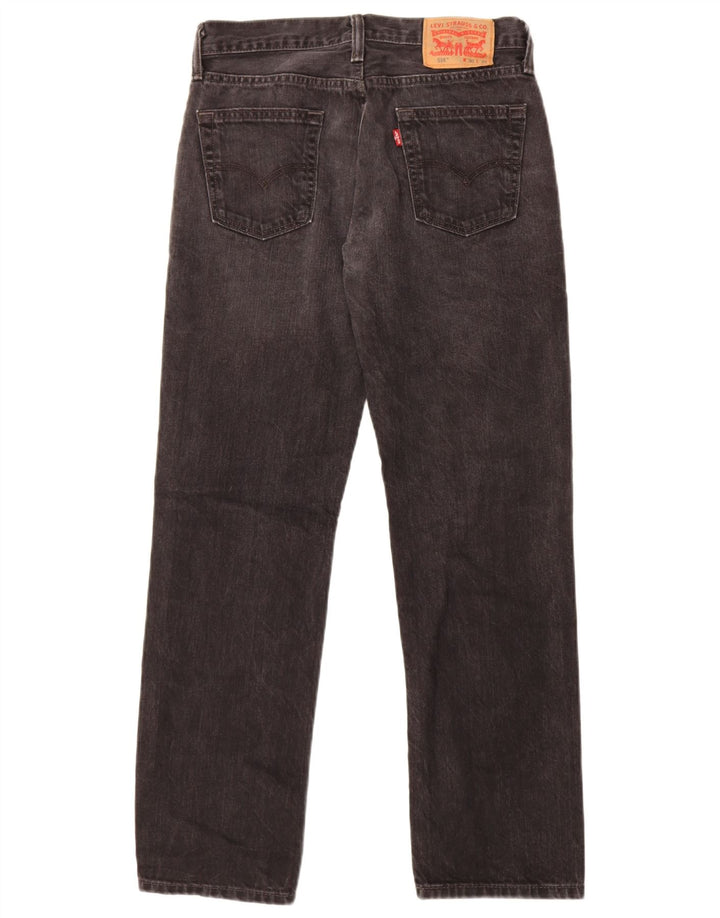 Levi's Dame 514 Straight Jeans W30 L32 Sort Bomuld