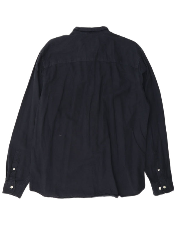 Jack & Jones herreskjorte 2XL marineblå bomuld