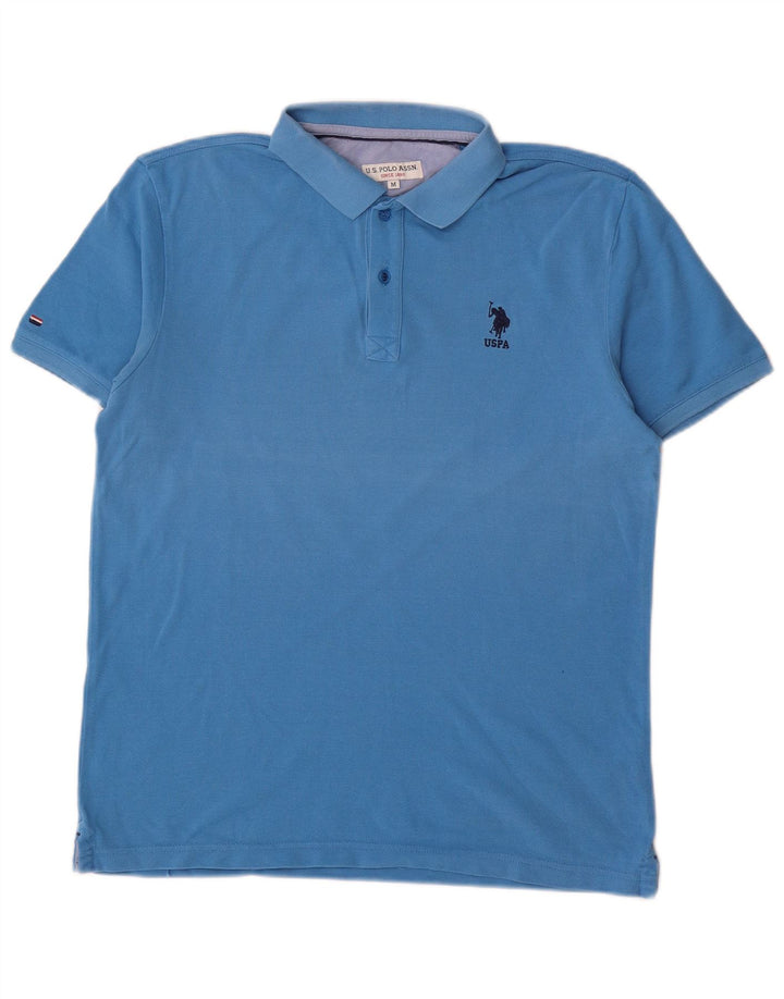 U.S. Polo Assn. Herre poloshirt Medium blå bomuld