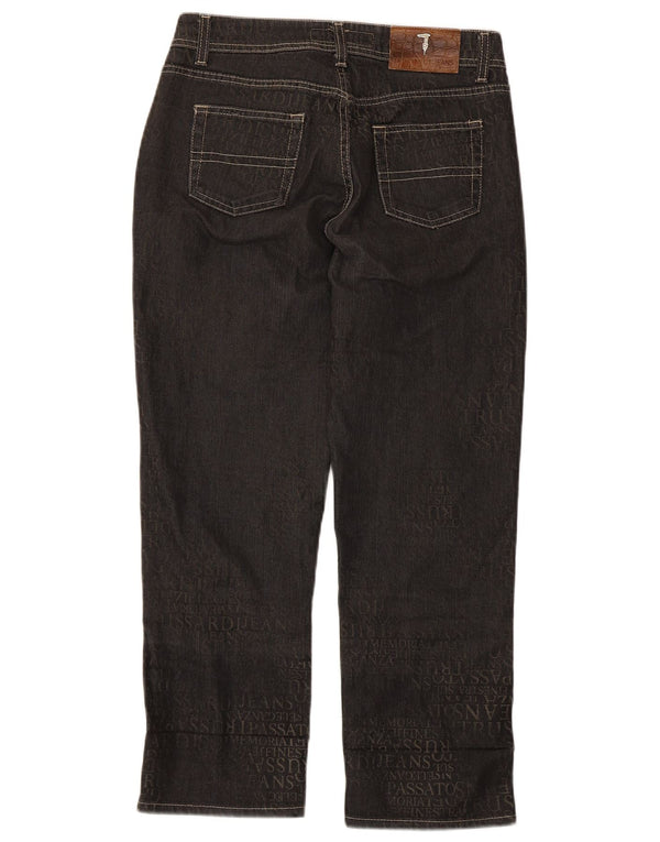 Trussardi Dame Capri Jeans W29 L24 Marineblå Bomuld