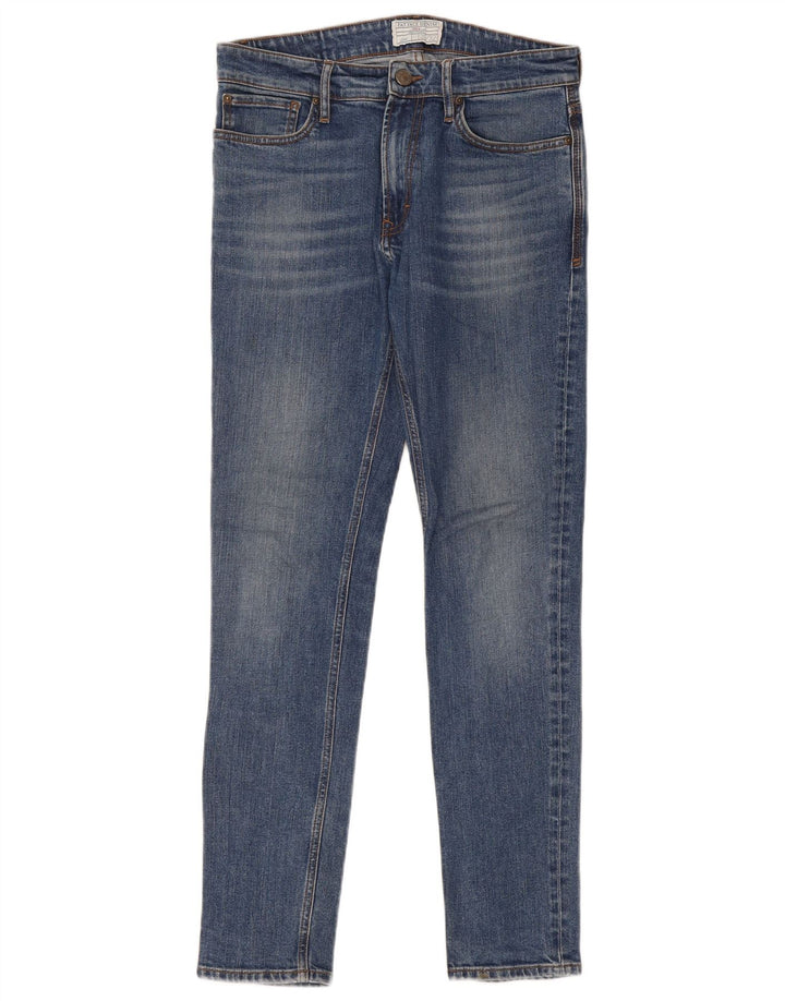 Fat Face Dame Slim Jeans W32 L32 Blå Bomuld