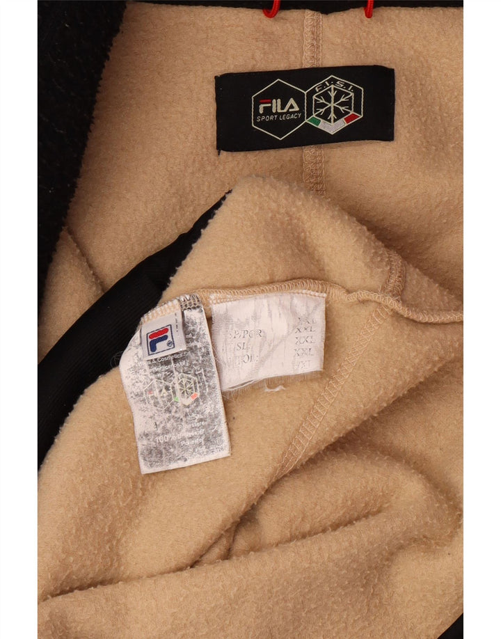 FILA Fleecejakke til mænd UK 44 2XL Beige Polyester