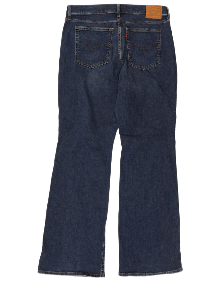 Levi's Dame 726 Flared Jeans US 14 XL W36 L33 Blå Bomuld
