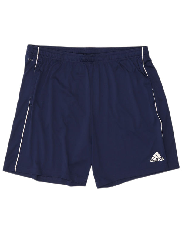 ADIDAS Herre Climalite Sportshorts 2XL Navyblå polyester