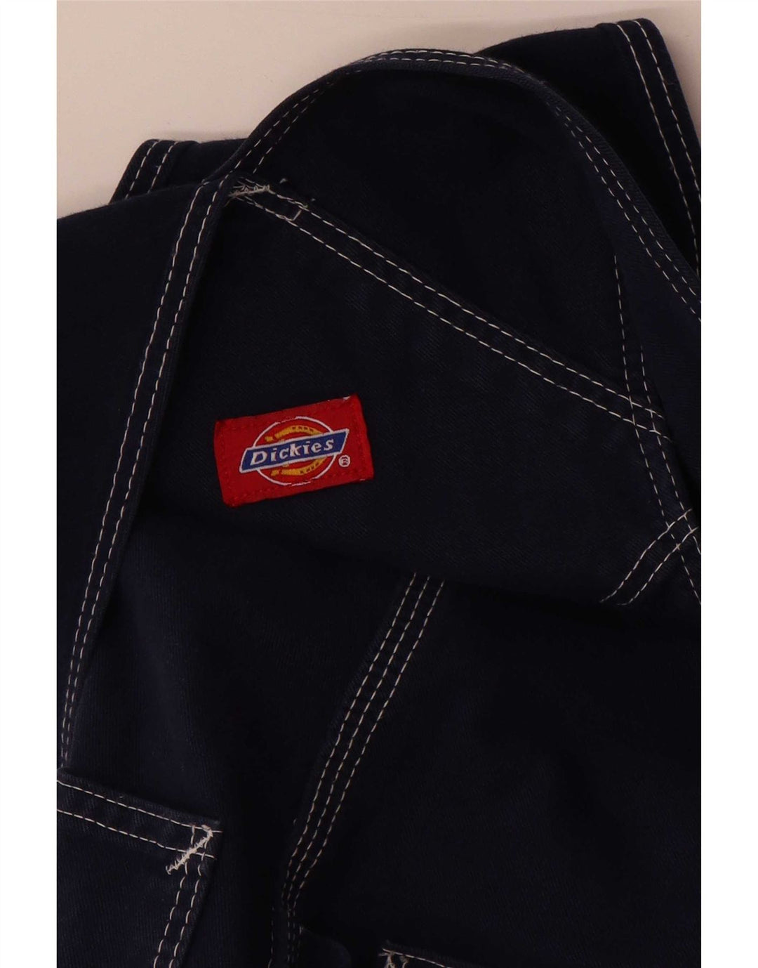 Dickies Herre Dungarees Cargo Bukser Størrelse 30 W30 L32 Marineblå