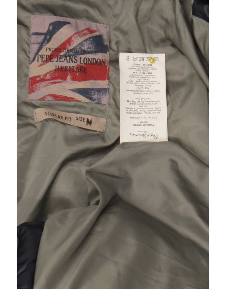 PEPE Jeans Heritage Polstret hættejakke UK 38 Medium Navy Blue