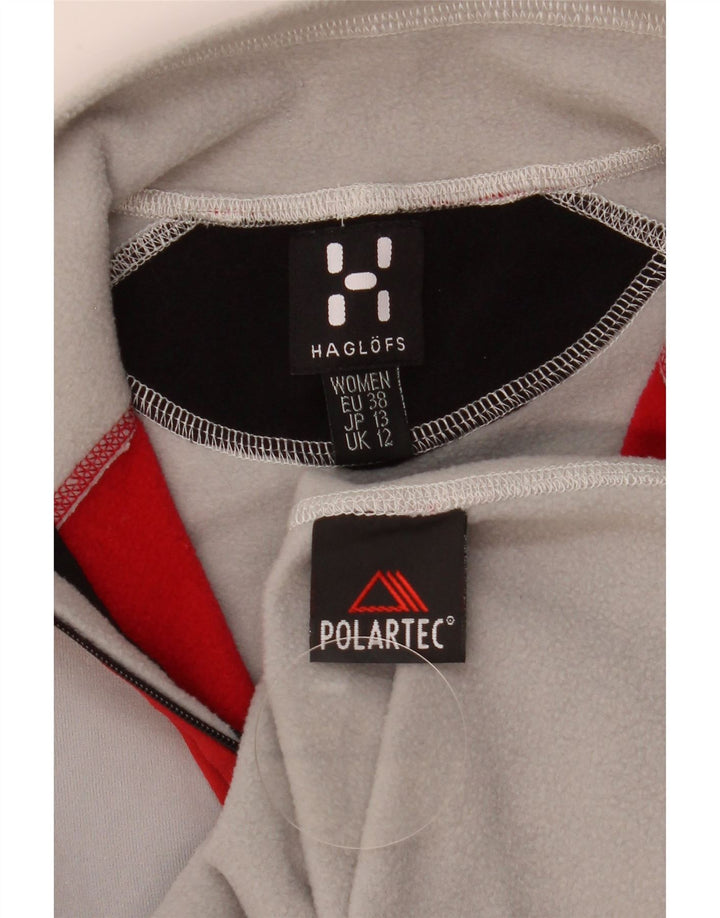 Haglöfs Dame Polartec Pullover Træningsdragt Top UK 12 Medium Grå