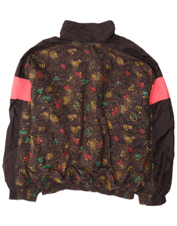 Uhlsport Herre grafisk træningsdragt Topjakke XL Sort Colourblock Bomuld